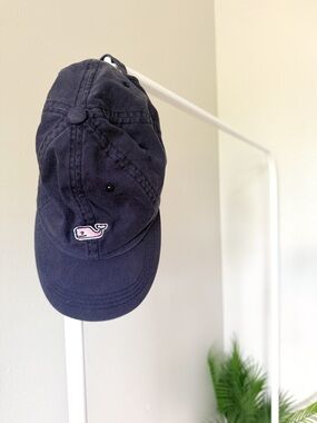 Vineyard Vines Whale Pink Denim Baseball Hat Adjustable Cap Hat